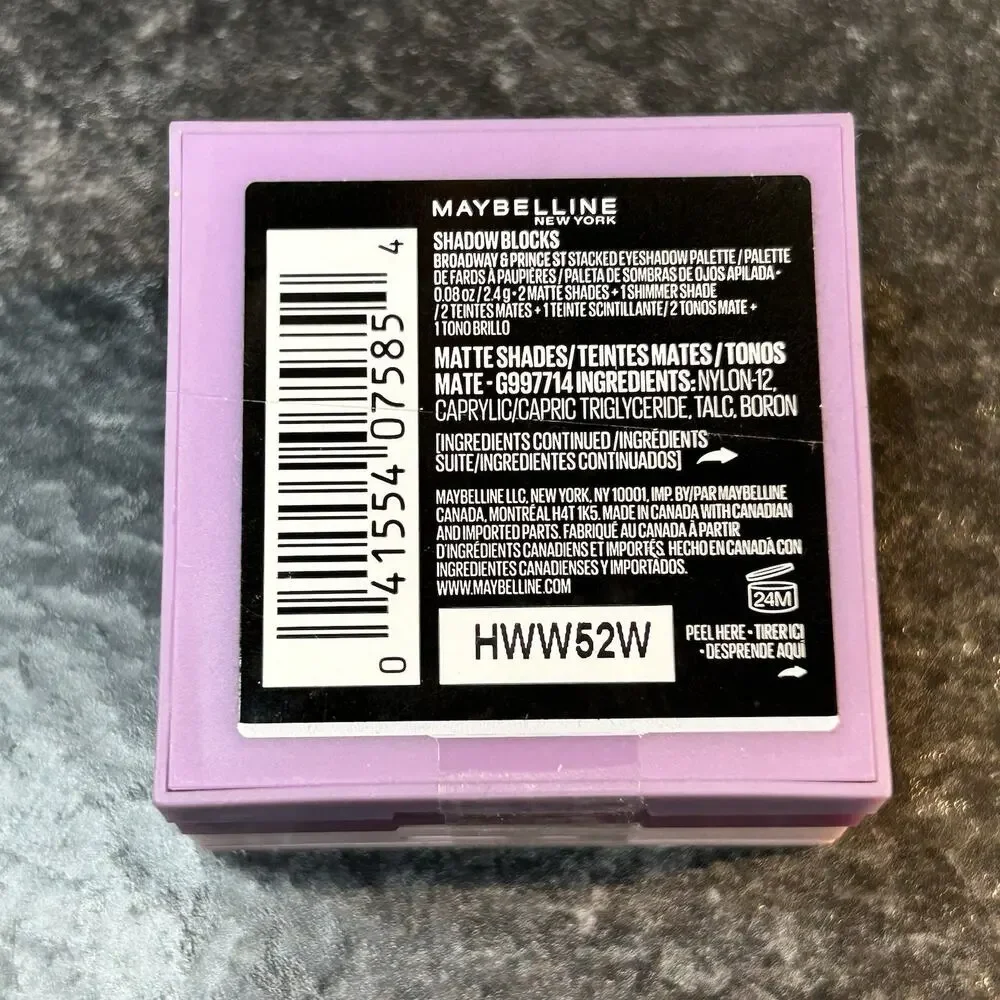 NEW Maybelline New York Shadow Blocks #40 Matte‎ Eyeshadow Palette